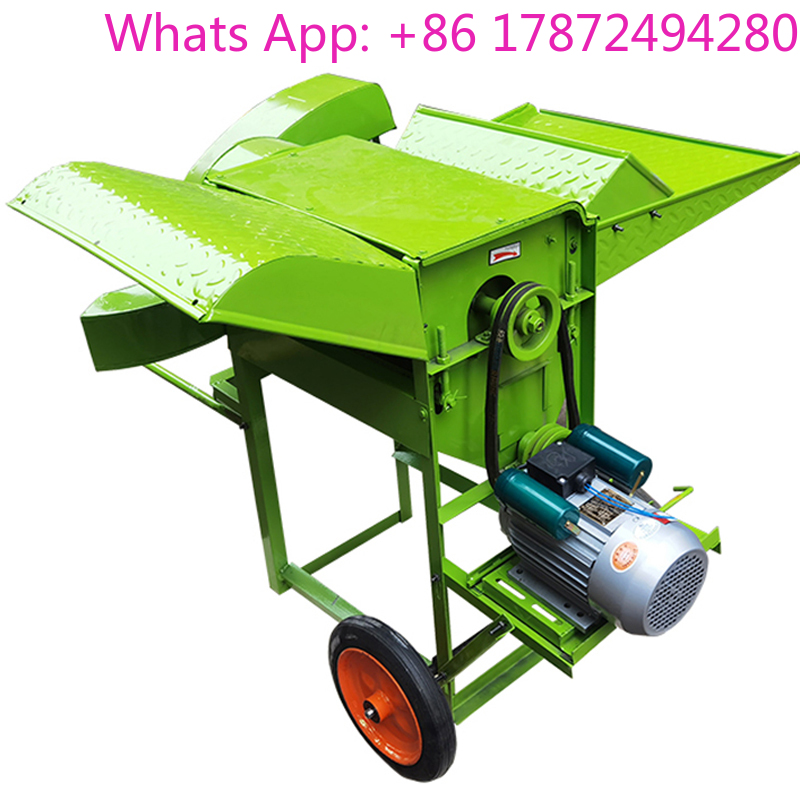 Rice Thresher Machine - 100-200KG/H Wheat Thresher Agricultural Soybean Sorghum