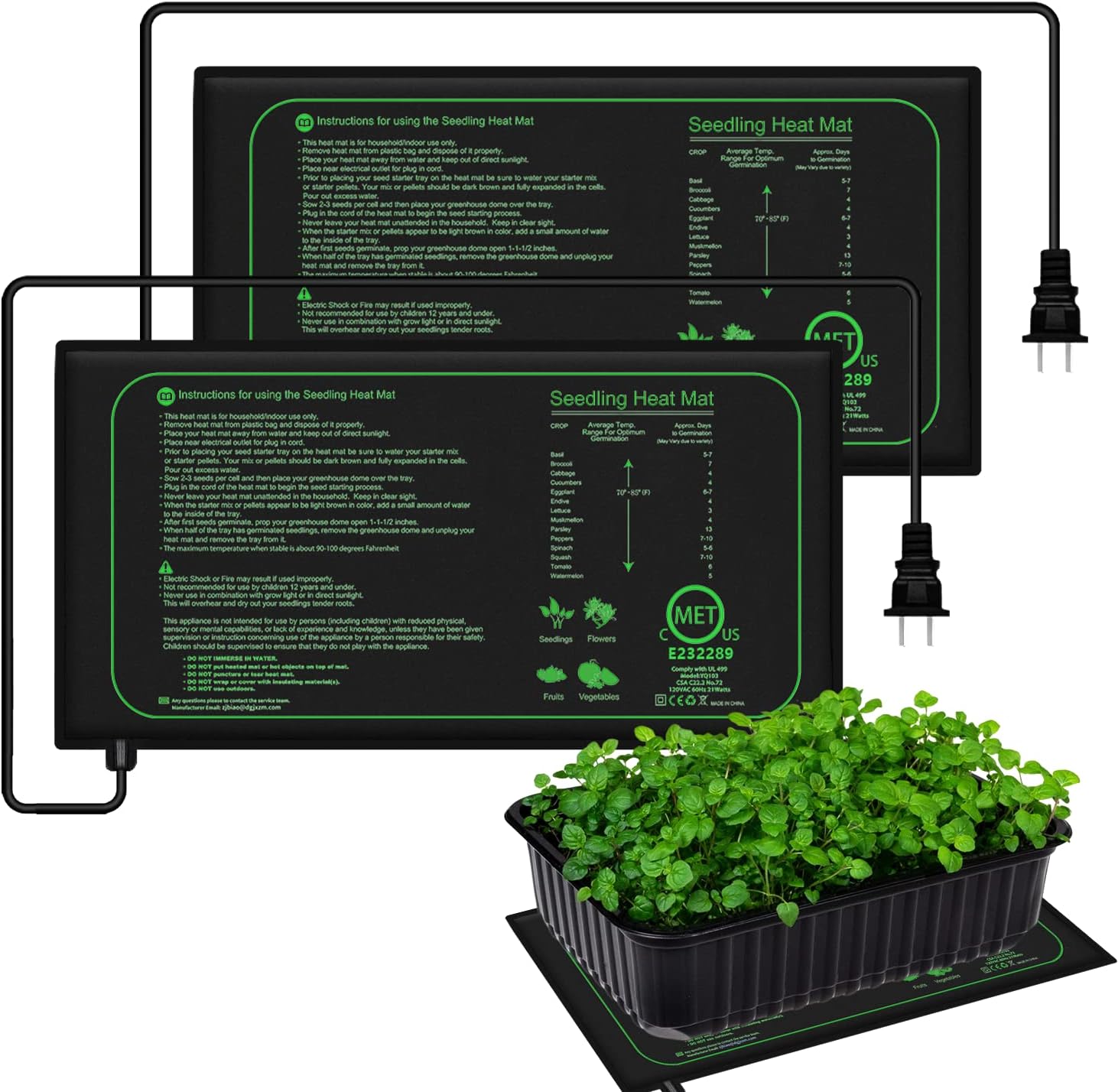 Plant Growth Regulator - 10/25/50CM Seedling Heat Mat Indoor Plants