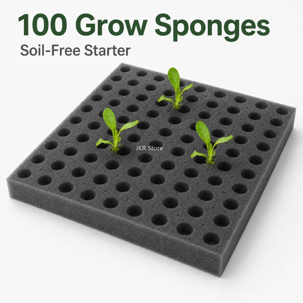 100Pcs Hydroponic Plant Sponge - огляд і ціна Nursery Plug Tray