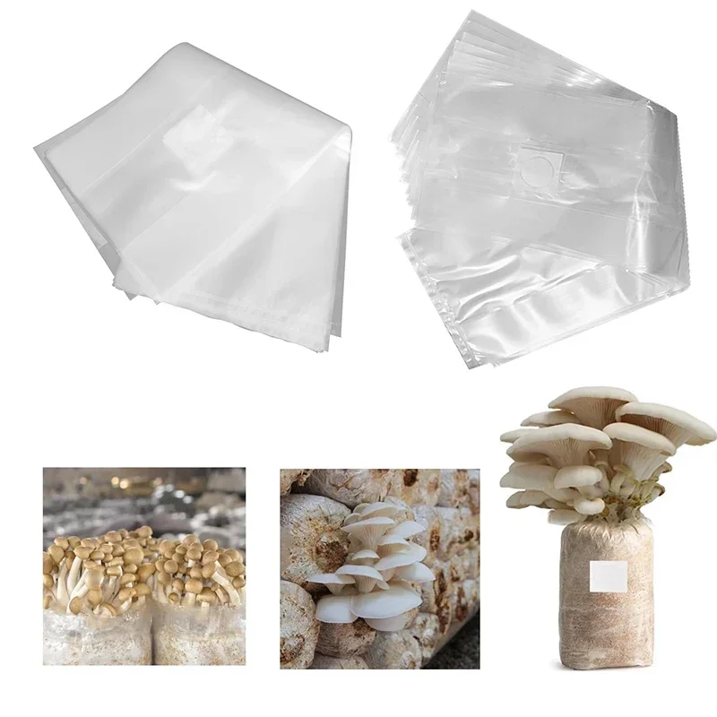 10/20Pcs Mushroom Grow Bags Hi - огляд і ціна Mushroom Spawn Bag