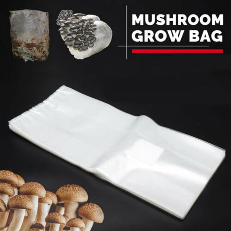 AT44-100Pcs PVC Mushroom Spawn - огляд і ціна Mushroom Spawn Bag